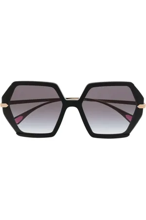 Bvlgari Sonnenbrille mit sechseckigem Design