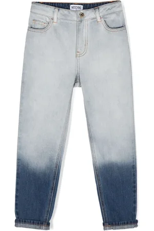 Moschino Zweifarbige Tapered-Jeans