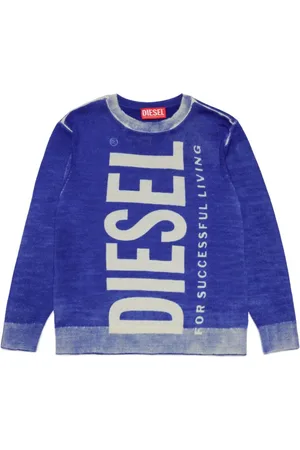 Diesel Pullover mit Intarsien-Logo