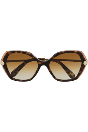 Bvlgari Cat-Eye-Sonnenbrille in Schildpattoptik
