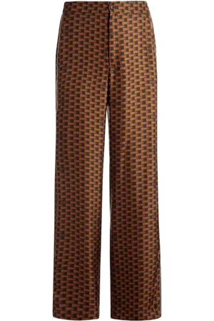 Bally Gerade Hose mit grafischem Print