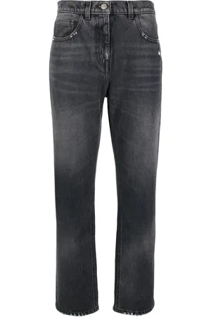 Palm Angels Gerade Jeans im Distressed-Look