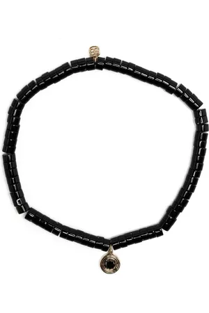 Sydney Evan Perlenarmband mit 14kt Gelbgoldanhänger mit Diamant