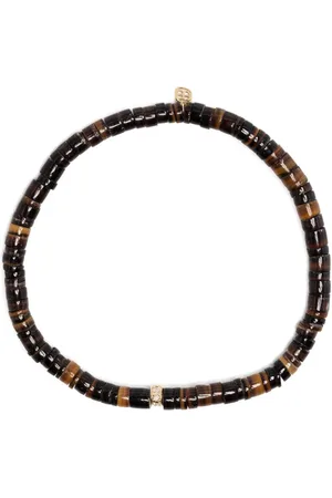 Sydney Evan 14kt Gold-Perlenarmband mit Diamanten