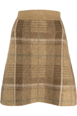 Ralph Lauren Karierter Strickrock