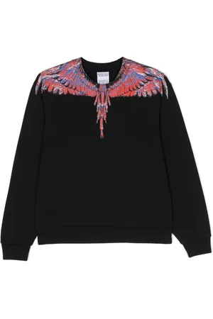 MARCELO BURLON Sweatshirt mit Flügel-Print