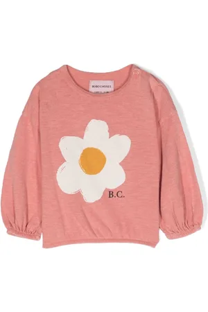 Bobo Choses Big Flower Girl Sweatshirt