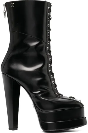 Roberto Cavalli Schnürstiefel mit Plateau