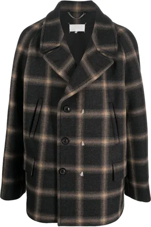 Maison Margiela X Pendleton karierte Cabanjacke aus Wolle