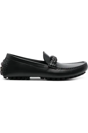 Gianvito Rossi Massimo Loafer mit Flechtdetail