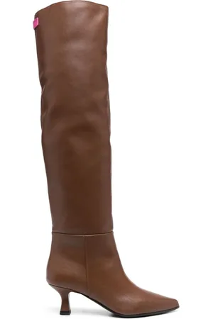 3Juin Kniehohe Lederstiefel 65mm