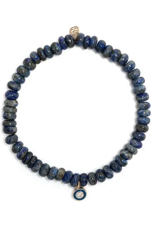 Sydney Evan Perlenarmband aus Lapislazuli mit 14kt Gelbgolddetail