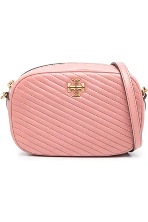Tory Burch Kira Chevron Kameratasche mit Motorsteppung
