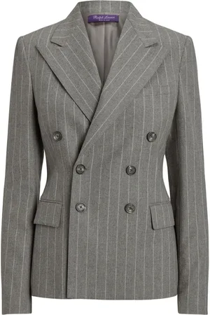 Ralph Lauren Doppelreihiger Blazer mit steigendem Revers