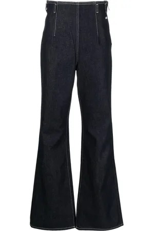 GCDS Jeans mit Kontrastnähten