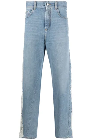 GCDS Gerade Jeans im Distressed-Look