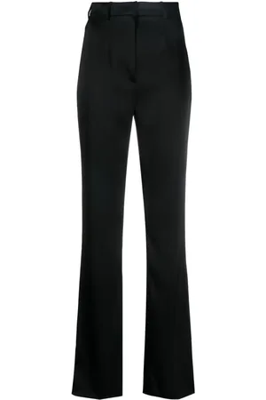 Nanushka High-Waist-Hose in Satinoptik