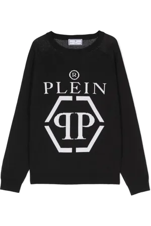 Philipp Plein Intarsien-Pullover mit Rundhalsausschnitt