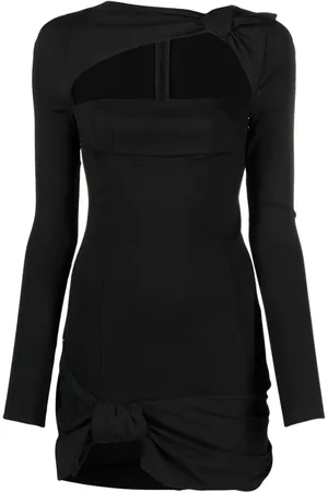 The Attico Minikleid mit Falten