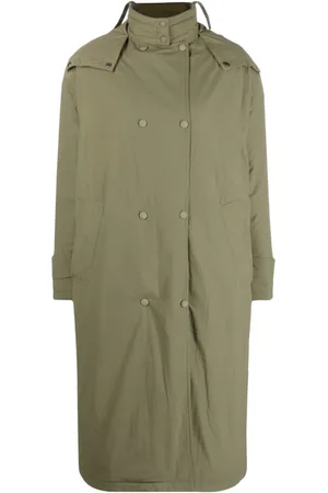 YVES SALOMON Trenchcoat mit Kapuze