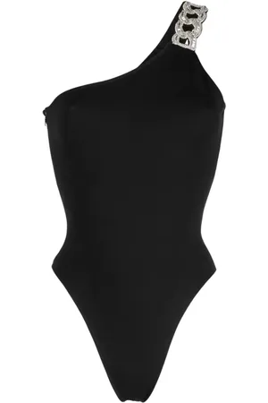 DAVID KOMA One-Shoulder-Body mit Kette