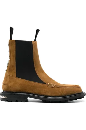 TOGA VIRILIS Chelsea-Boots aus Wildleder mit Nieten
