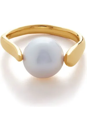 Monica Vinader Ring mit Perlen