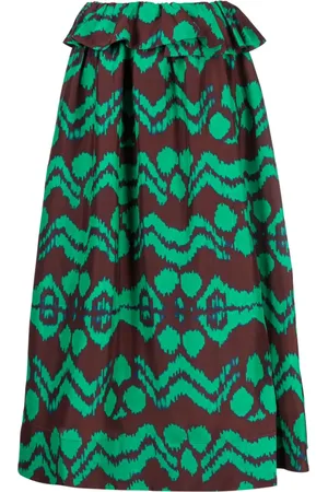 ULLA JOHNSON Rock mit grafischem Print