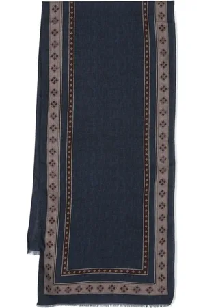 Kiton Schal mit geometrischem Print