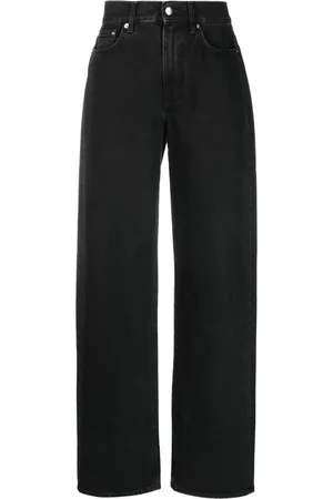 Loulou de Saison Weite Jeans mit dunkler Waschung