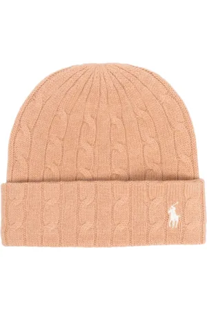 Ralph Lauren Beanie mit Zopfmuster