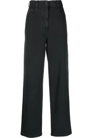 NILI LOTAN Weite High-Waist-Jeans