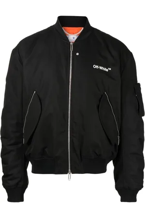 OFF-WHITE Bomberjacke mit diagonalen Streifen
