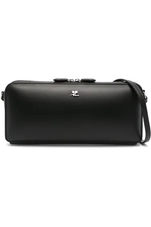 Courrèges Schultertasche mit Logo-Schild