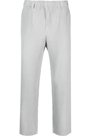 Issey Miyake Tief sitzende Cropped-Hose