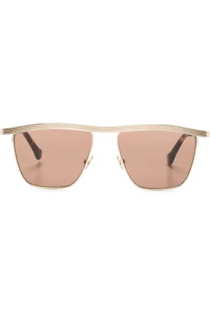 Nanushka Sonnenbrille mit eckigem Gestell
