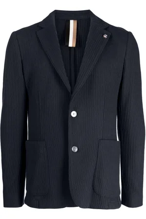 HUGO BOSS Sakko mit Waffelmuster