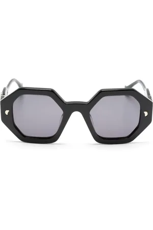 Nanushka Sonnenbrille mit sechseckigem Gestell