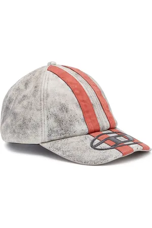 Diesel C-Olav Baseballkappe aus Leder