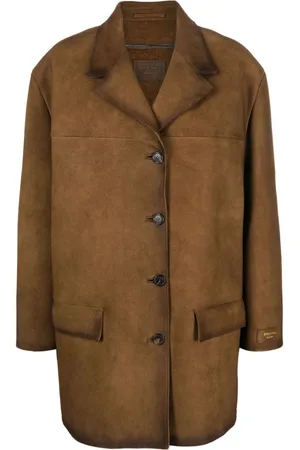 Prada Mantel aus Wildleder