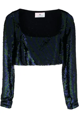 Chiara Ferragni Cropped-Top mit Pailletten