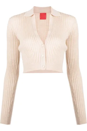Cashmere In Love Cropped-Cardigan mit V-Ausschnitt