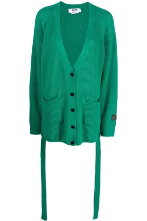 Msgm Cardigan aus geripptem Strick
