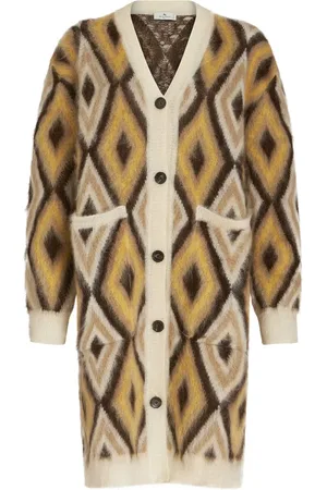 Etro Strickmantel aus gebürstetem Stoff