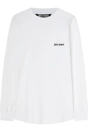 Palm Angels Langarmshirt mit Logo-Stickerei