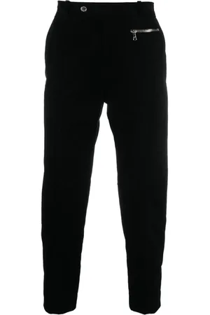 Balmain Cropped-Hose aus Wildleder