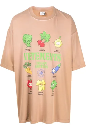 Vetements Vegan T-Shirt mit Logo-Print