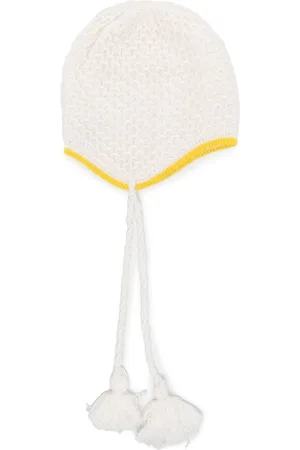Gensami Gestrickte Mütze mit Quasten