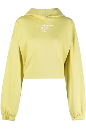 Calvin Klein Cropped-Hoodie mit Logo