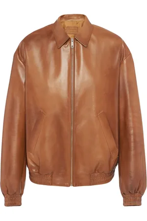 Prada Bomberjacke aus Nappaleder
